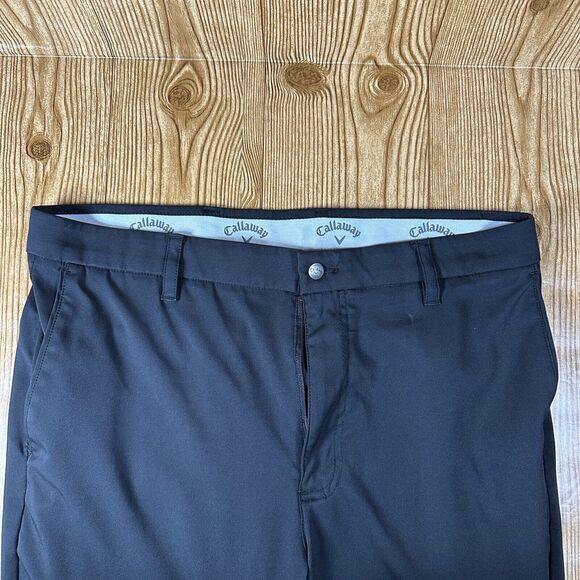 Callaway Performance Golf Pants Men’s Size 34x30 Black Flat Front‎ Stretch - Picture 5 of 12